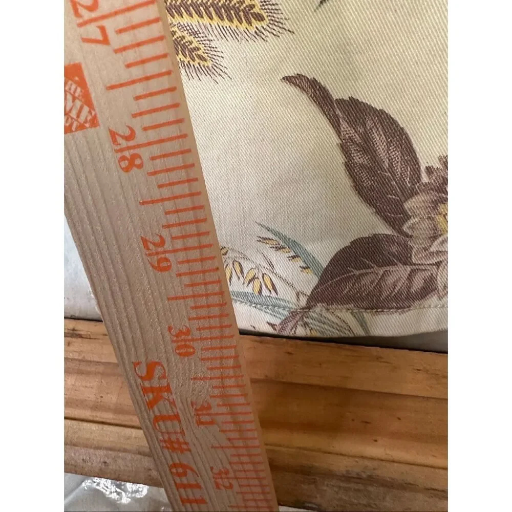 Pilcro Anthropologie Floral High Rise Trouser Bootcut Boho Jeans Size 29 NWT
